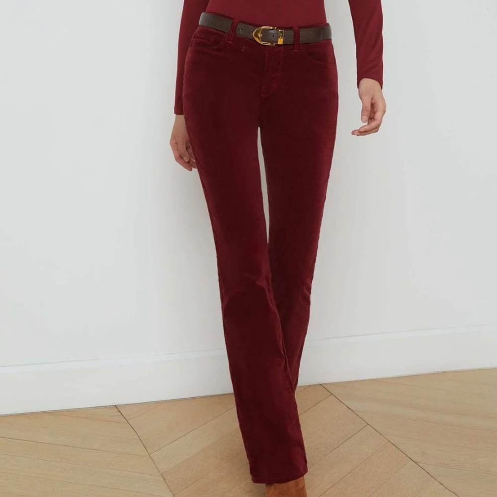 L’Agence Margot Velvet Pant ~